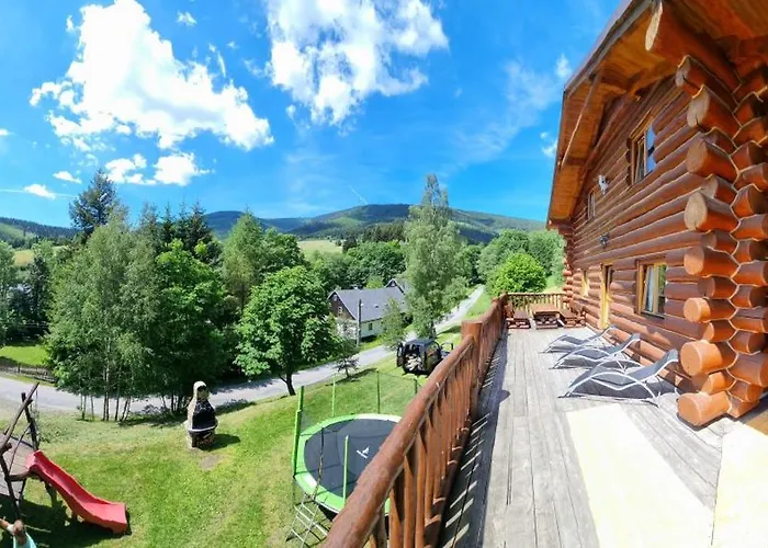 Domek alpejski Kanadsky Srub Stribrnice Stribrnice (Sumperk)